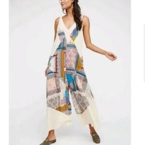Free People All Patched Up Jumpsuit